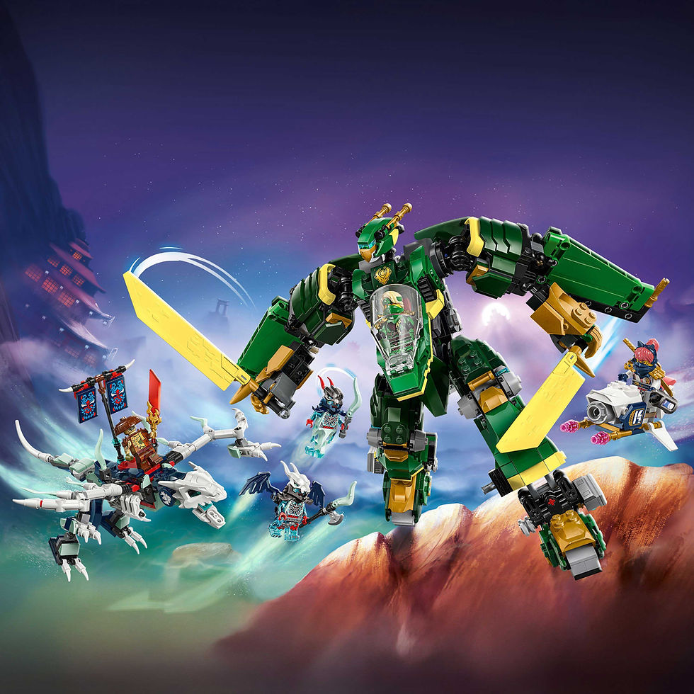 Thumbnail: LEGO NINJAGO Lloyd’s Jet Mech Ninja Toy 71845