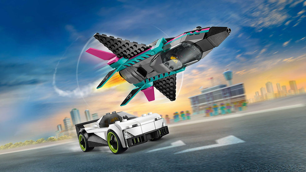 Thumbnail: LEGO City Jet vs. Car 60489