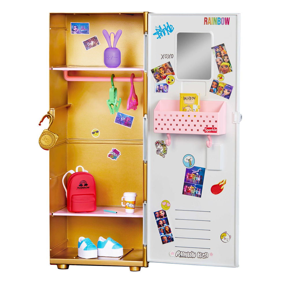 Thumbnail: Rainbow High Design & Style - Locker Playset 507420
