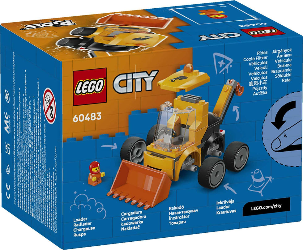 Thumbnail: LEGO City Rides – Construction Loader 60483