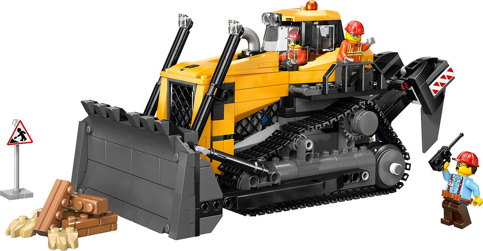 Thumbnail: LEGO City Yellow Bulldozer Construction Site Playset 60466