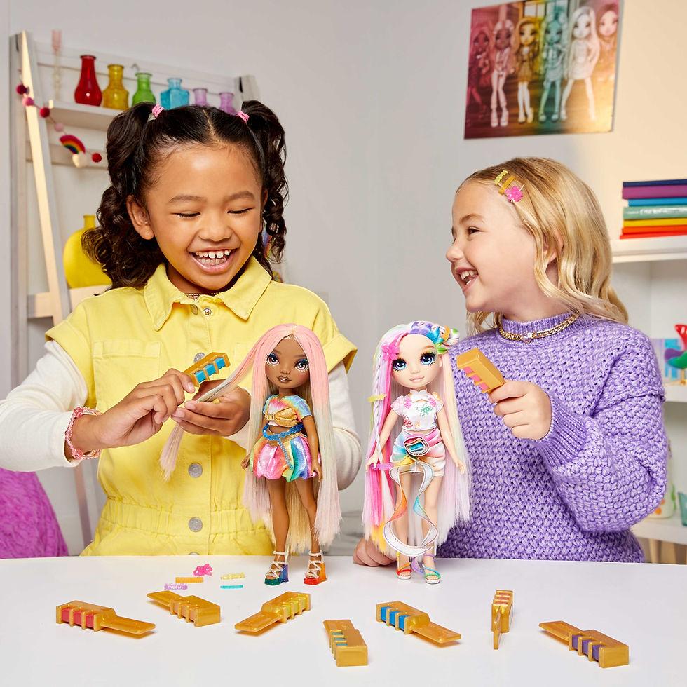 Thumbnail: Rainbow High Hair Chalk & Style Amaya - Rainbow 11” Doll. 526780