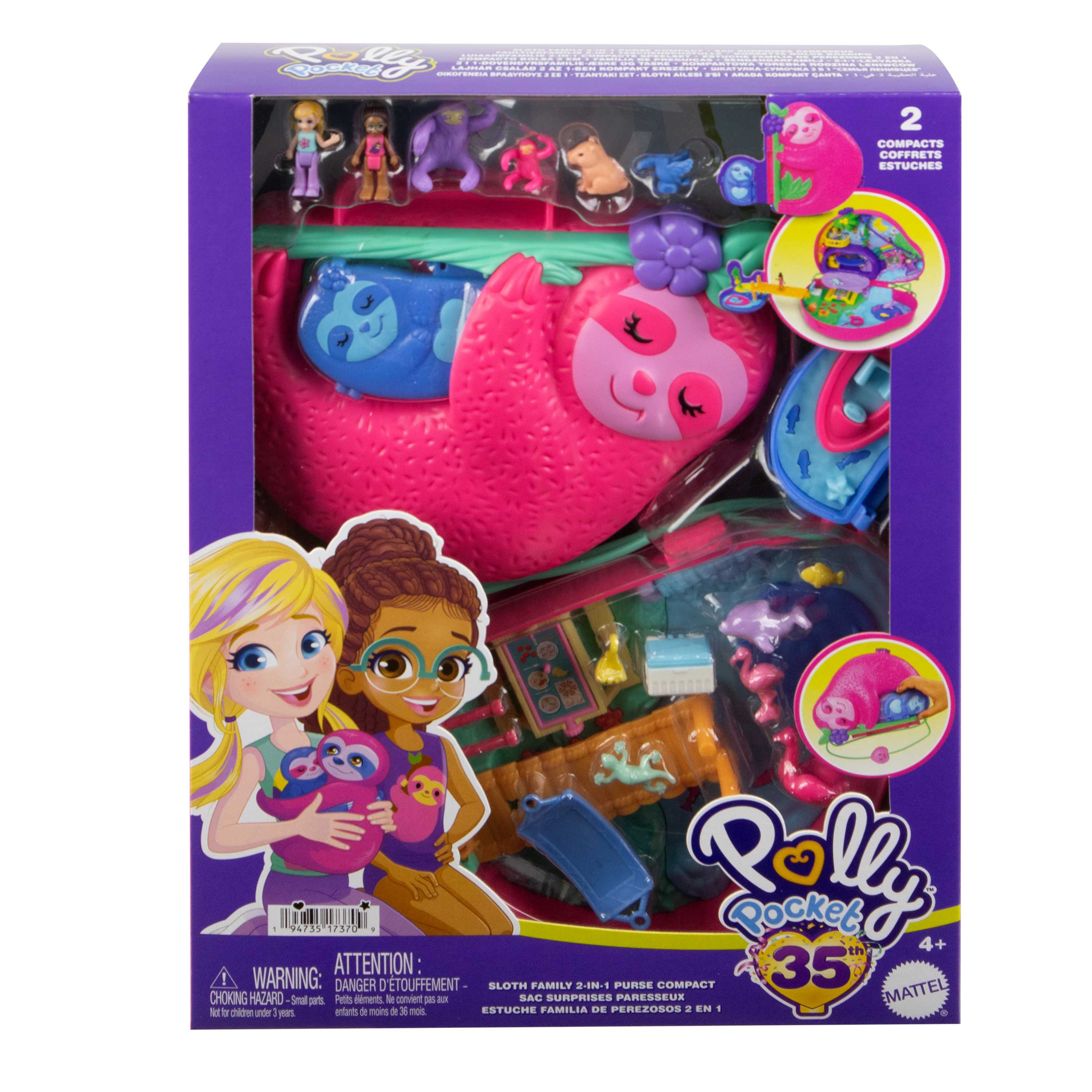 Polly Pocket Mini - Τρέντι Τσαντάκι Βραδύποδας MAHRD40