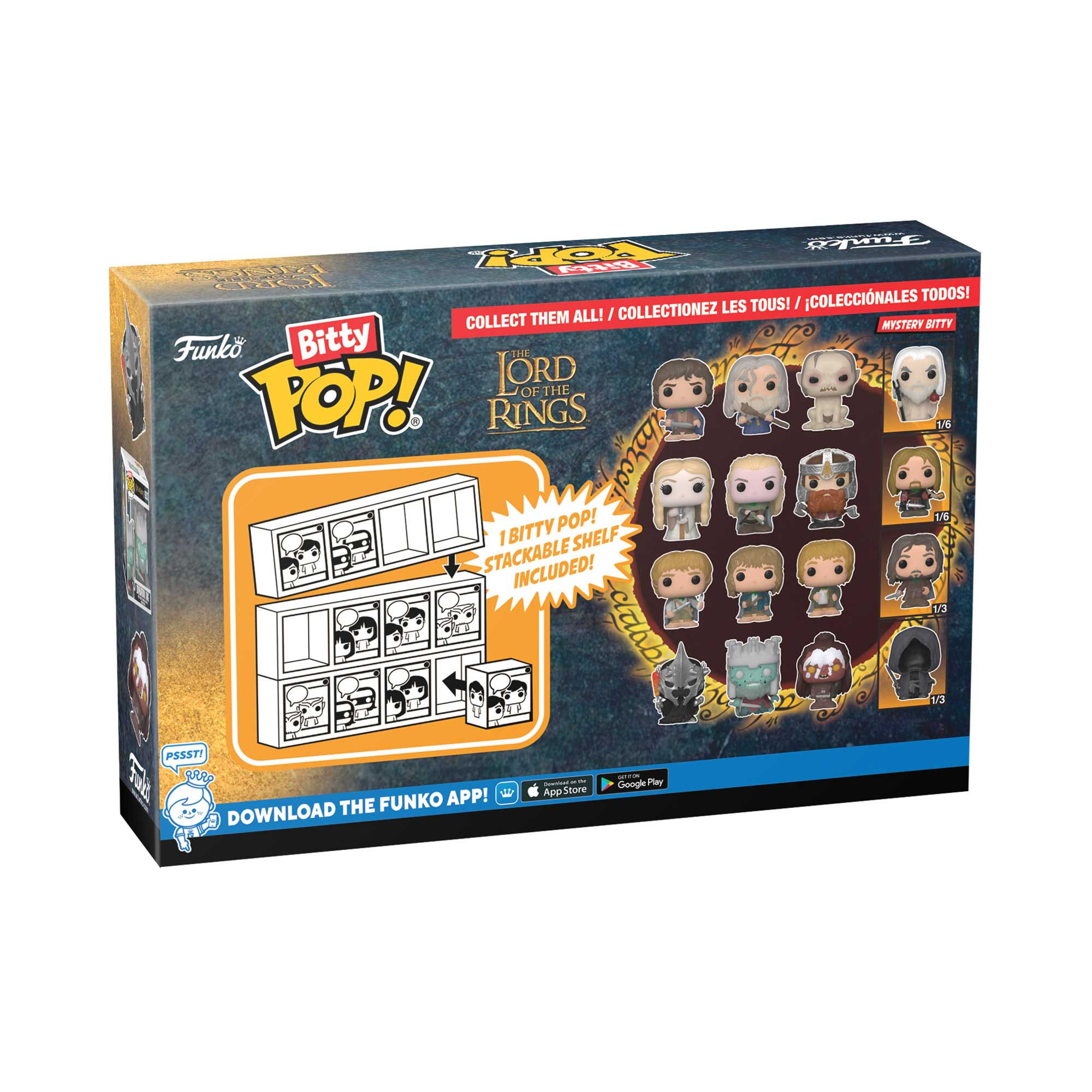 Funko Bitty Pop! 4-Pack: The Lord of the Rings - Frodo Bagginss