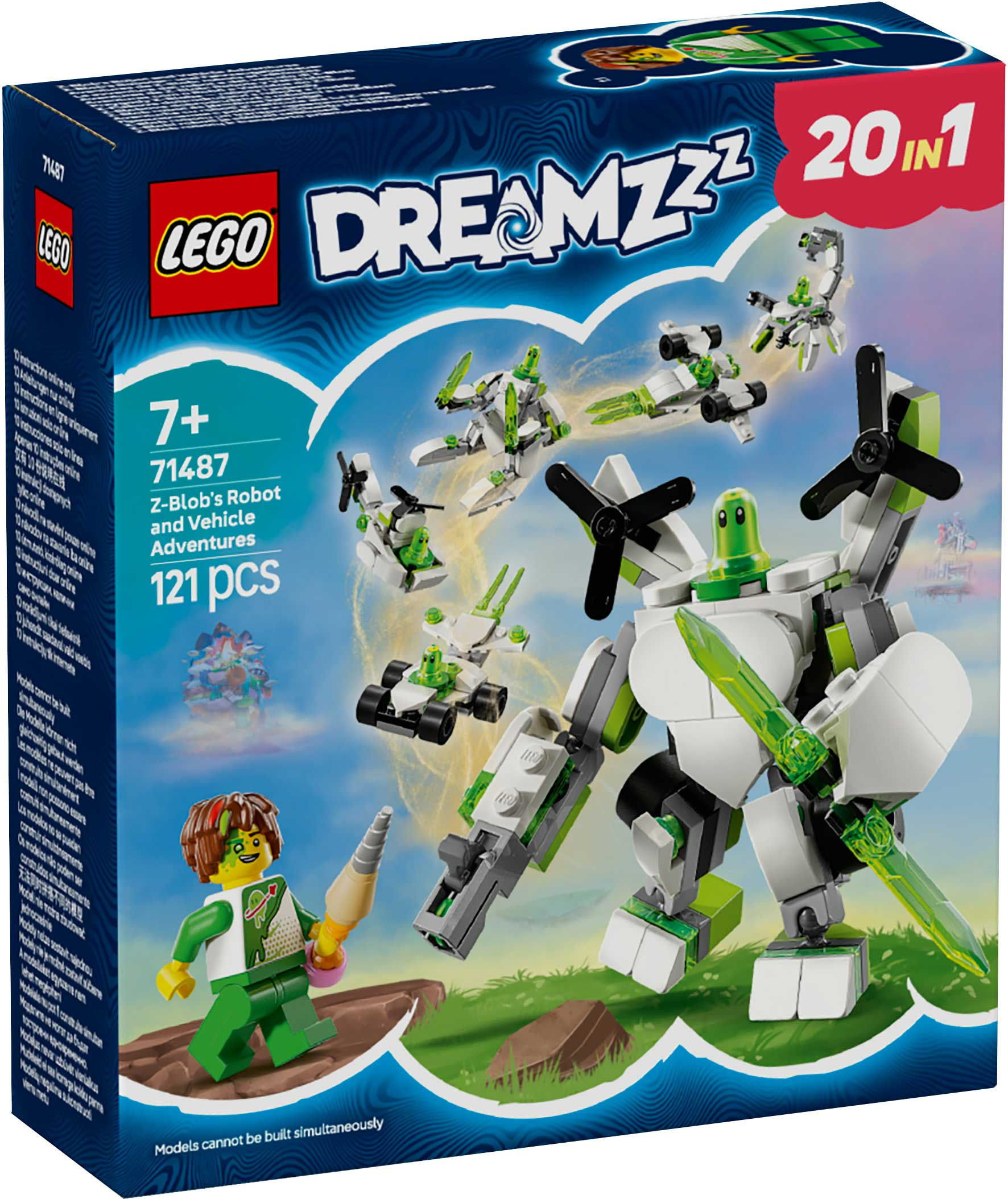 LEGO DREAMZzz Z-Blob's Robot and Vehicle Adventures 71487