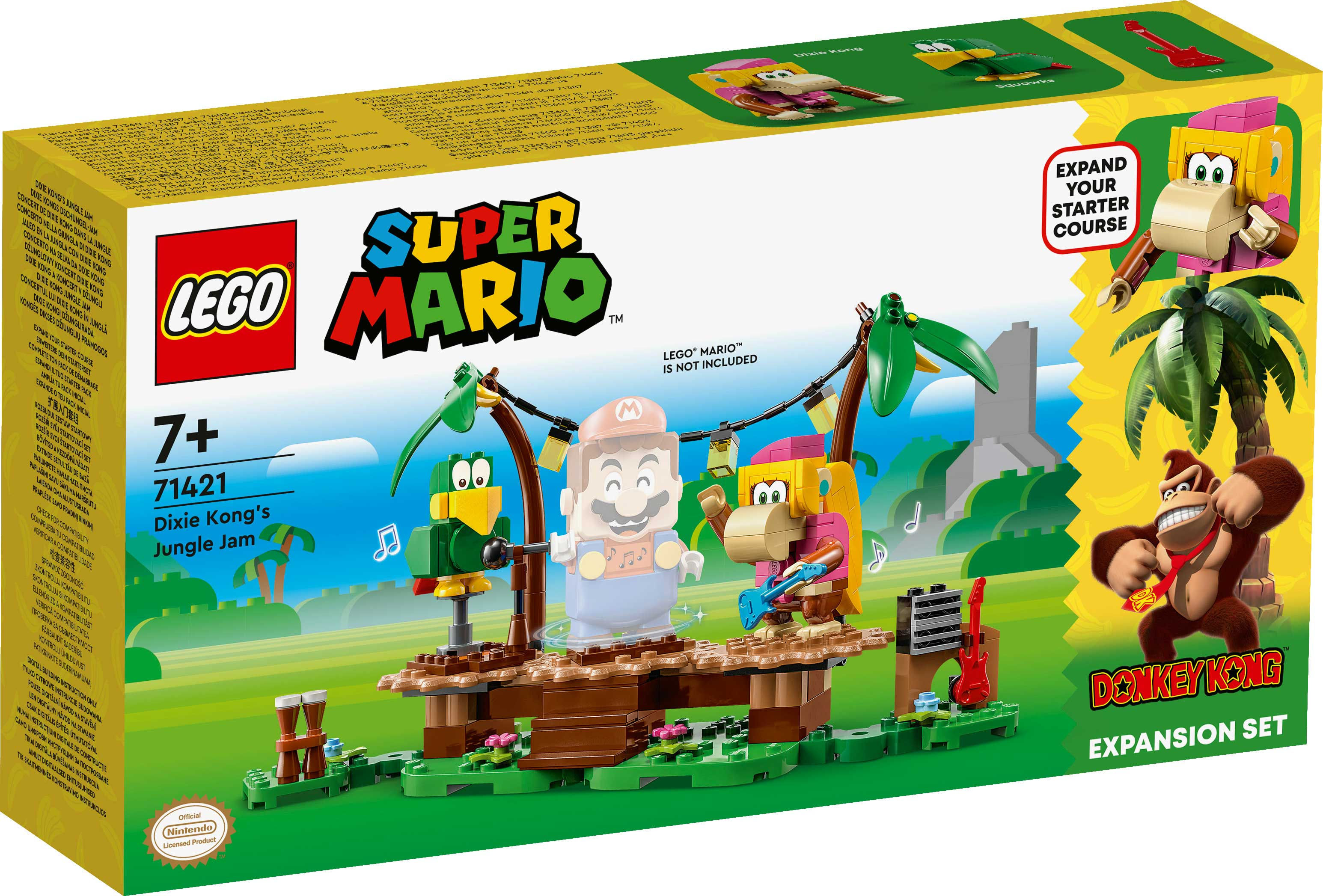 LEGO® Super Mario™ Dixie Kong’s Jungle Jam Expansion Set 71421 (174 Pieces)