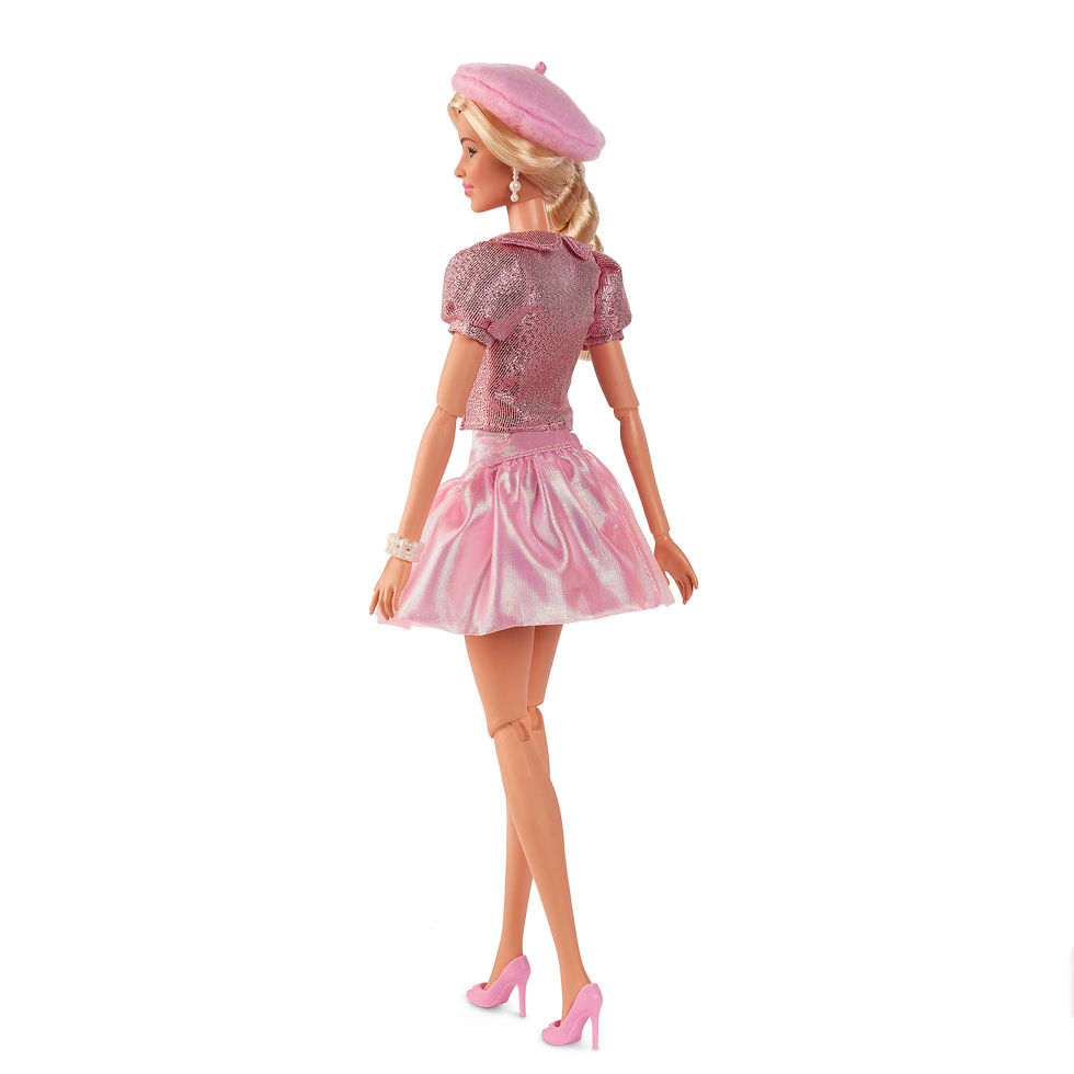 Thumbnail: Barbie Movie - Barbie Pink Beret JBJ53