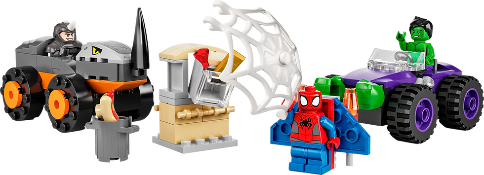Thumbnail: LEGO Marvel Hulk vs. Rhino Truck Showdown 10782
