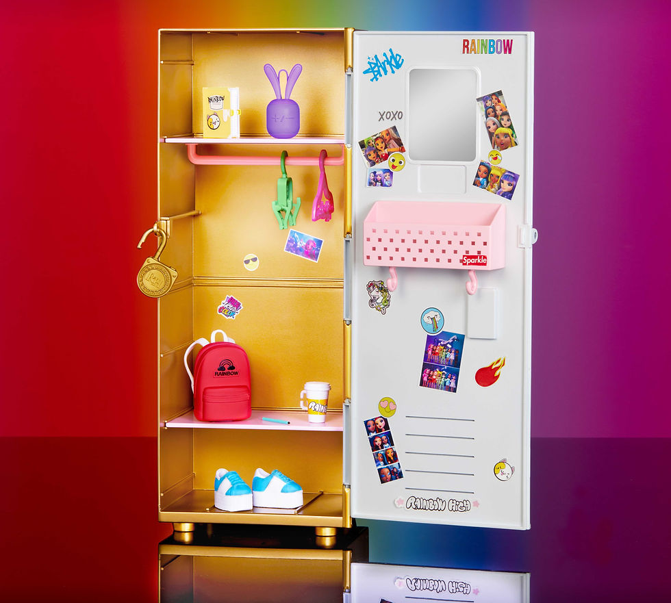 Thumbnail: Rainbow High Design & Style - Locker Playset 507420