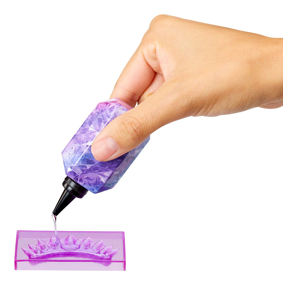 Thumbnail: Rainbow High Creative Crystals Fashion Doll- Violet 121404