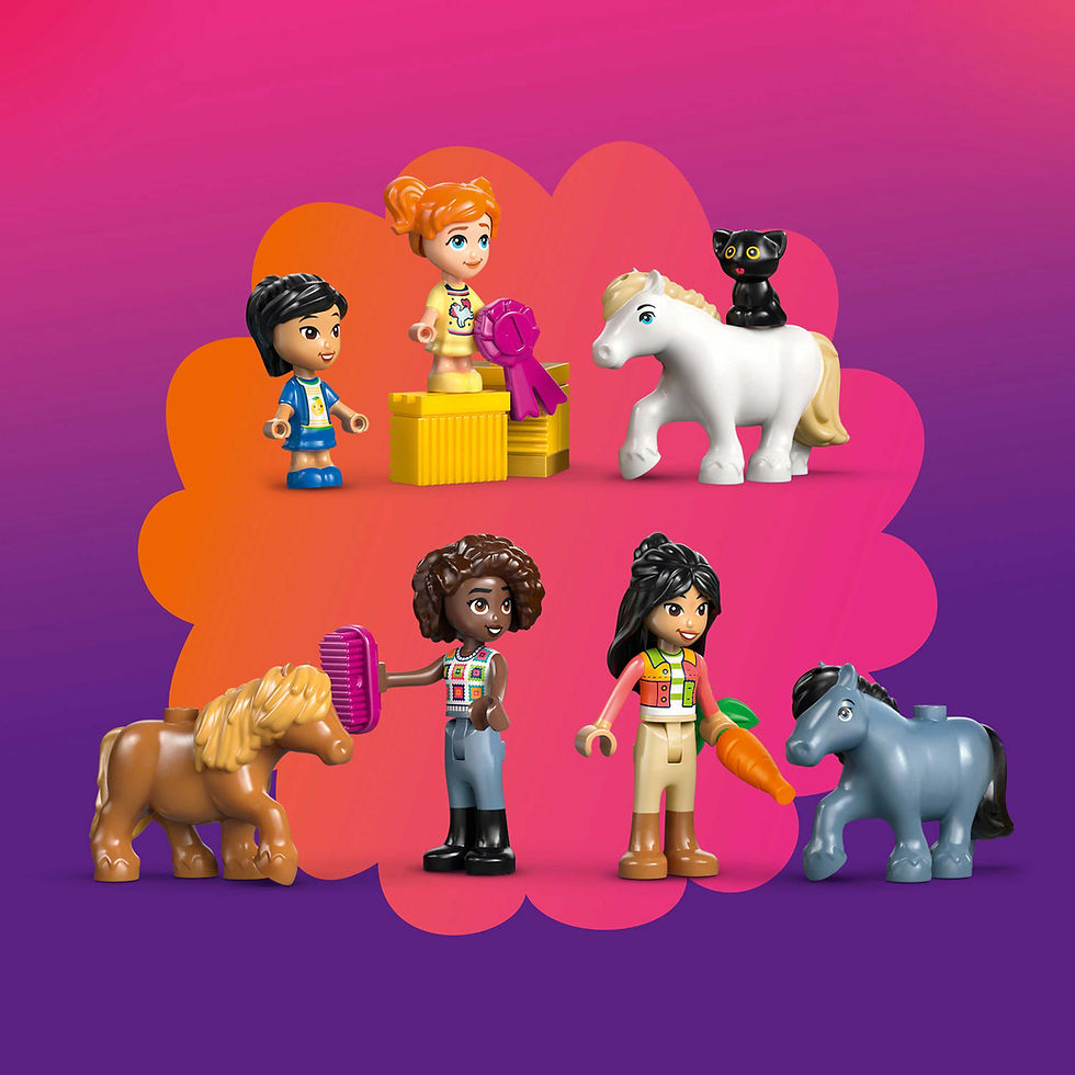 Thumbnail: LEGO Friends Pony Ranch & Stable Building Set, Horse Toy Playset 42654