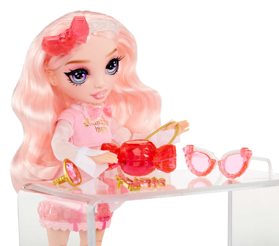 Thumbnail: Rainbow High Creative Crystals Fashion Doll- Bella 121367