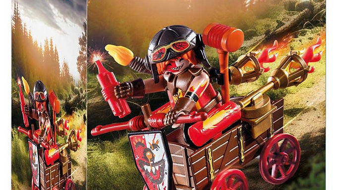 PLAYMOBIL Novelmore Ο Kahboom με το αγωνιστικό του όχημα 71486