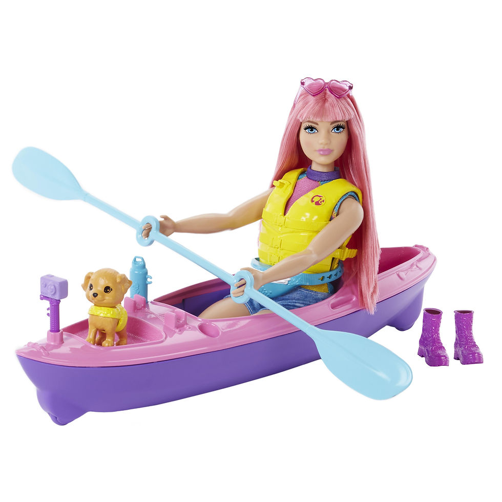 Thumbnail: Barbie Daisy Σετ Με Κανο HDF75