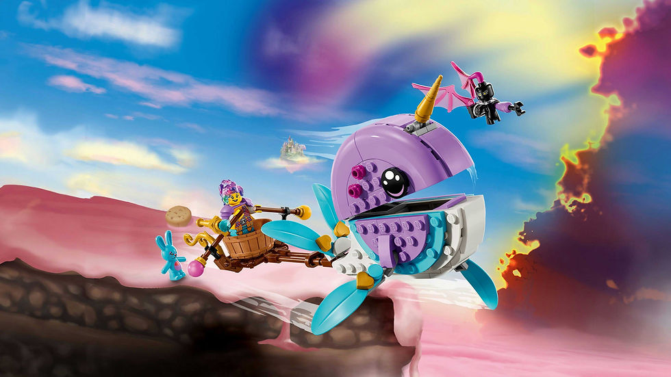Thumbnail: LEGO® DREAMZzz™ Izzie's Narwhal Hot-Air Balloon 71472