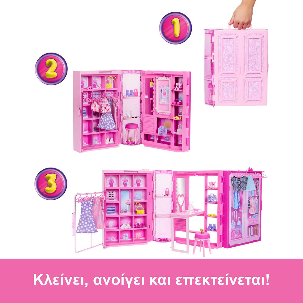 Thumbnail: Barbie Δωματιο Μοδας HXD59