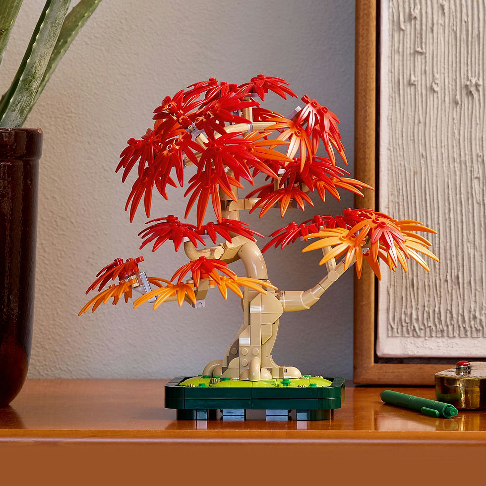 Thumbnail: LEGO Botanicals Japanese Red Maple Bonsai Tree Plant Decor 10348