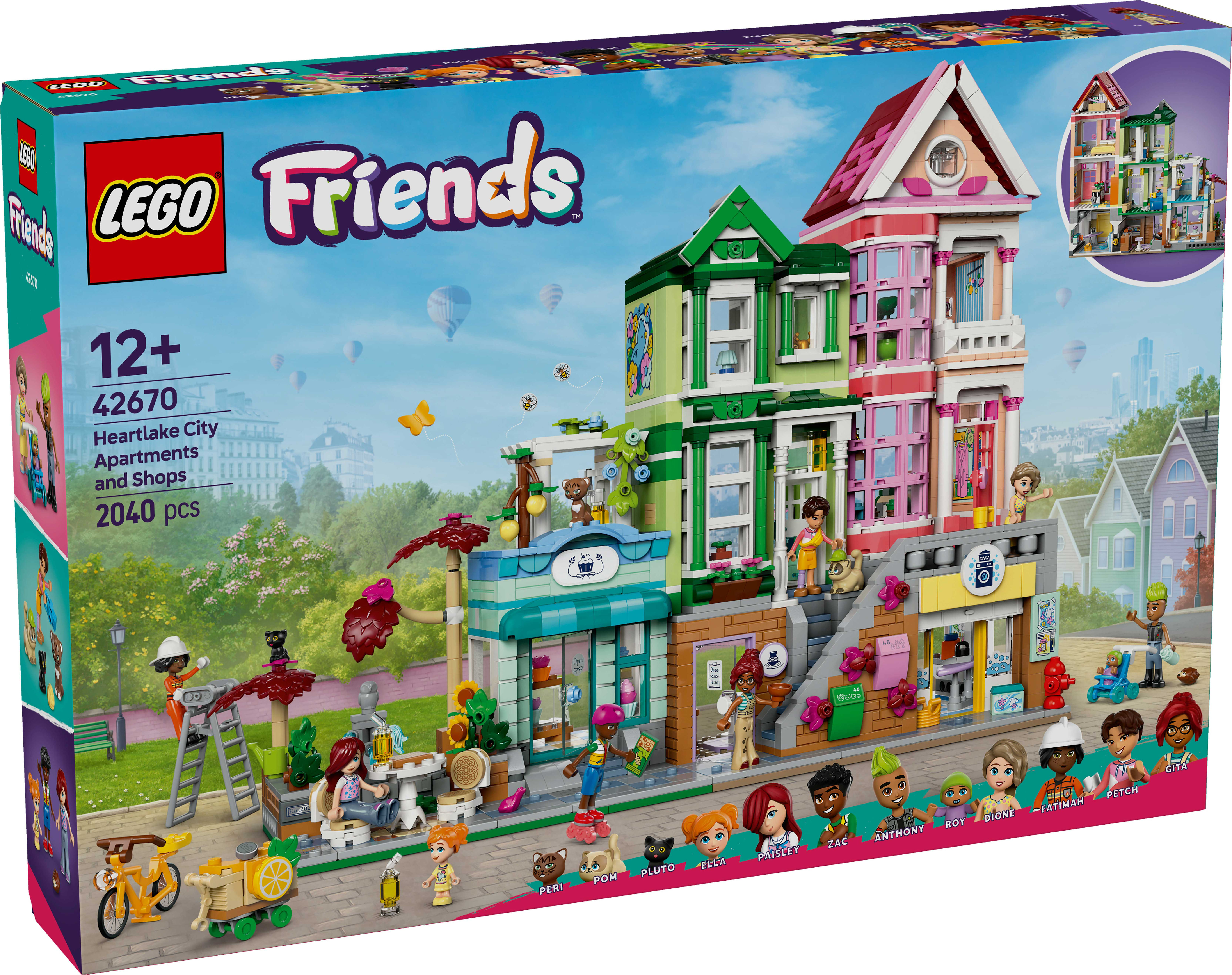 LEGO LEGO Friends Heartlake City Apartments and Stores 42670