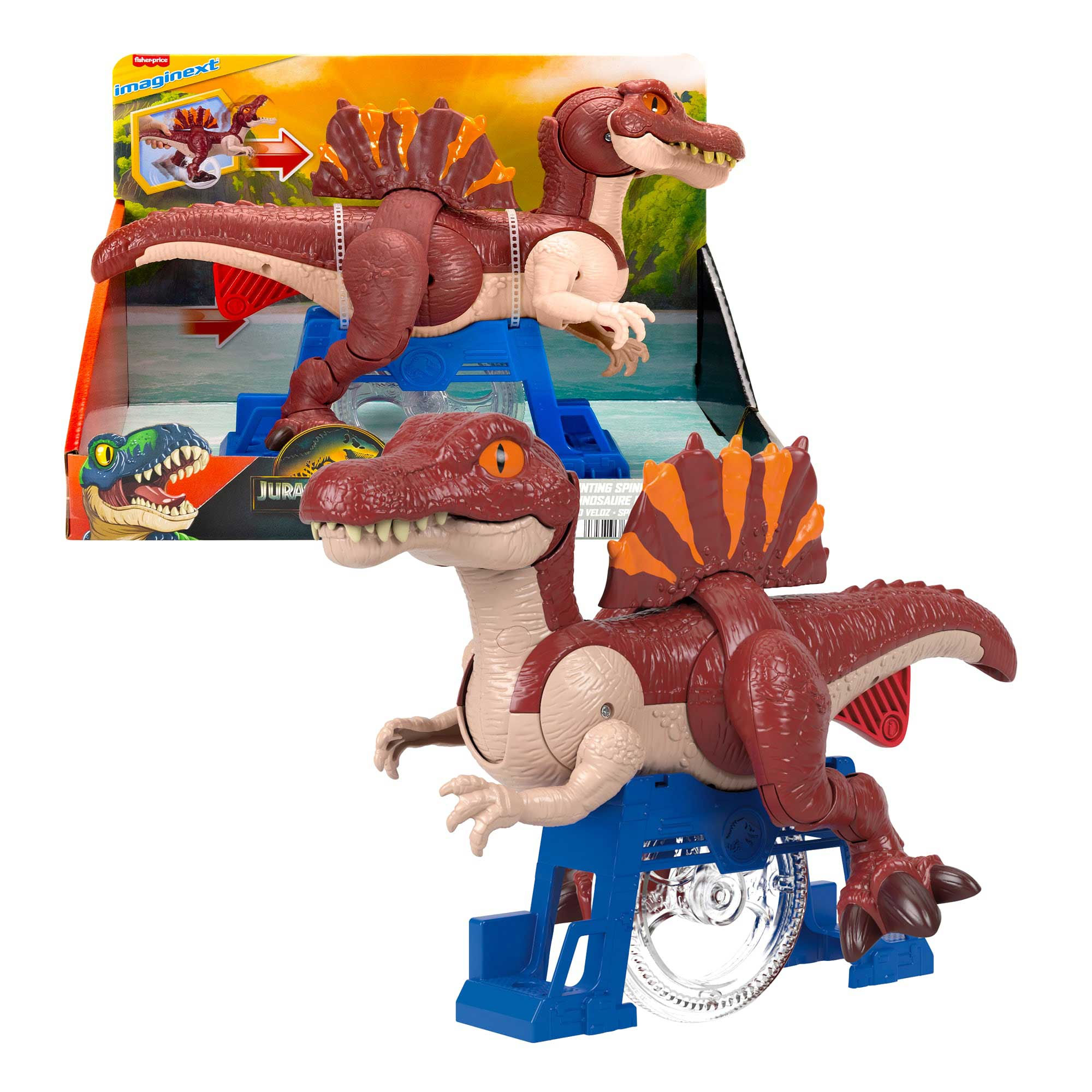 Imaginext Jurassic World Rebirth - Σπινοσαυρος Με Κινηση JFR24