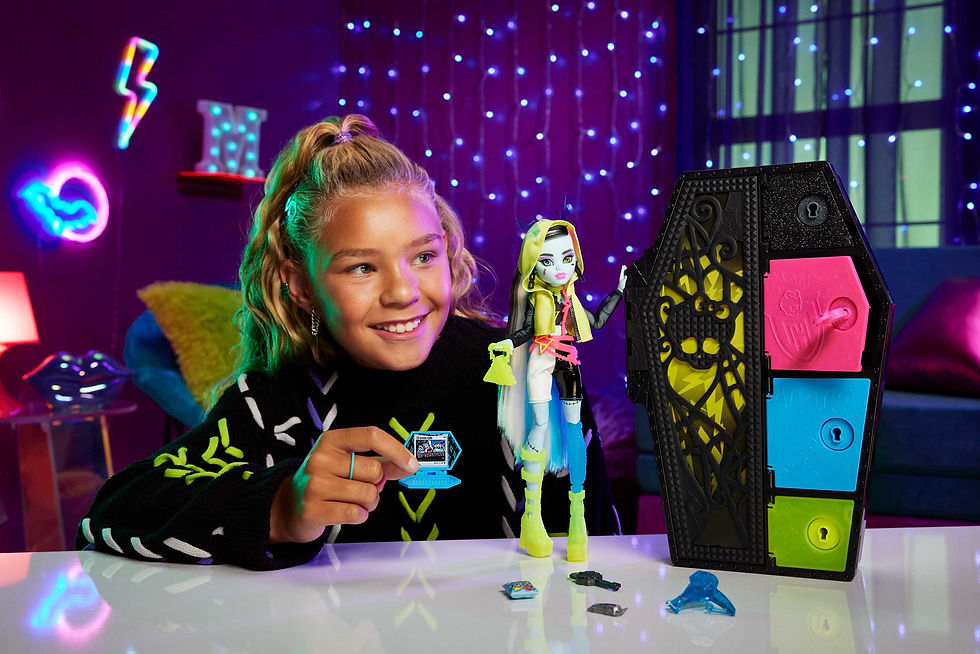 Thumbnail: Monster High Κούκλα, Φράνκι, Skulltimate Secrets: Neon Frights MAHNF79