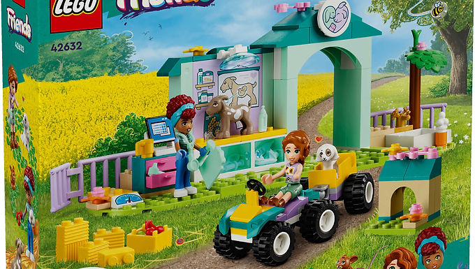 LEGO® Friends Farm Animal Vet Clinic Toy 42632