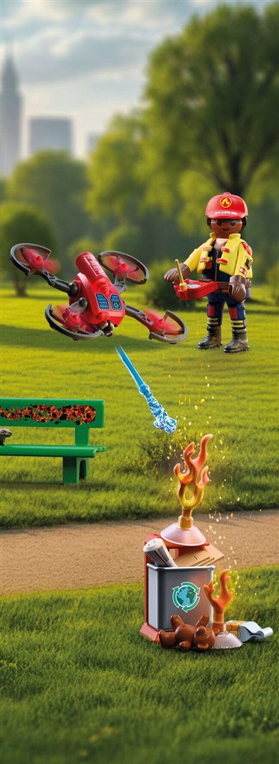 Thumbnail: PLAYMOBIL CITY ACTION Firefighting Drone 72197