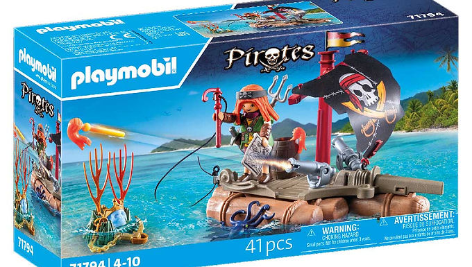 PLAYMOBIL Pirates Πειρατική Σχεδία με κανόνια 71794