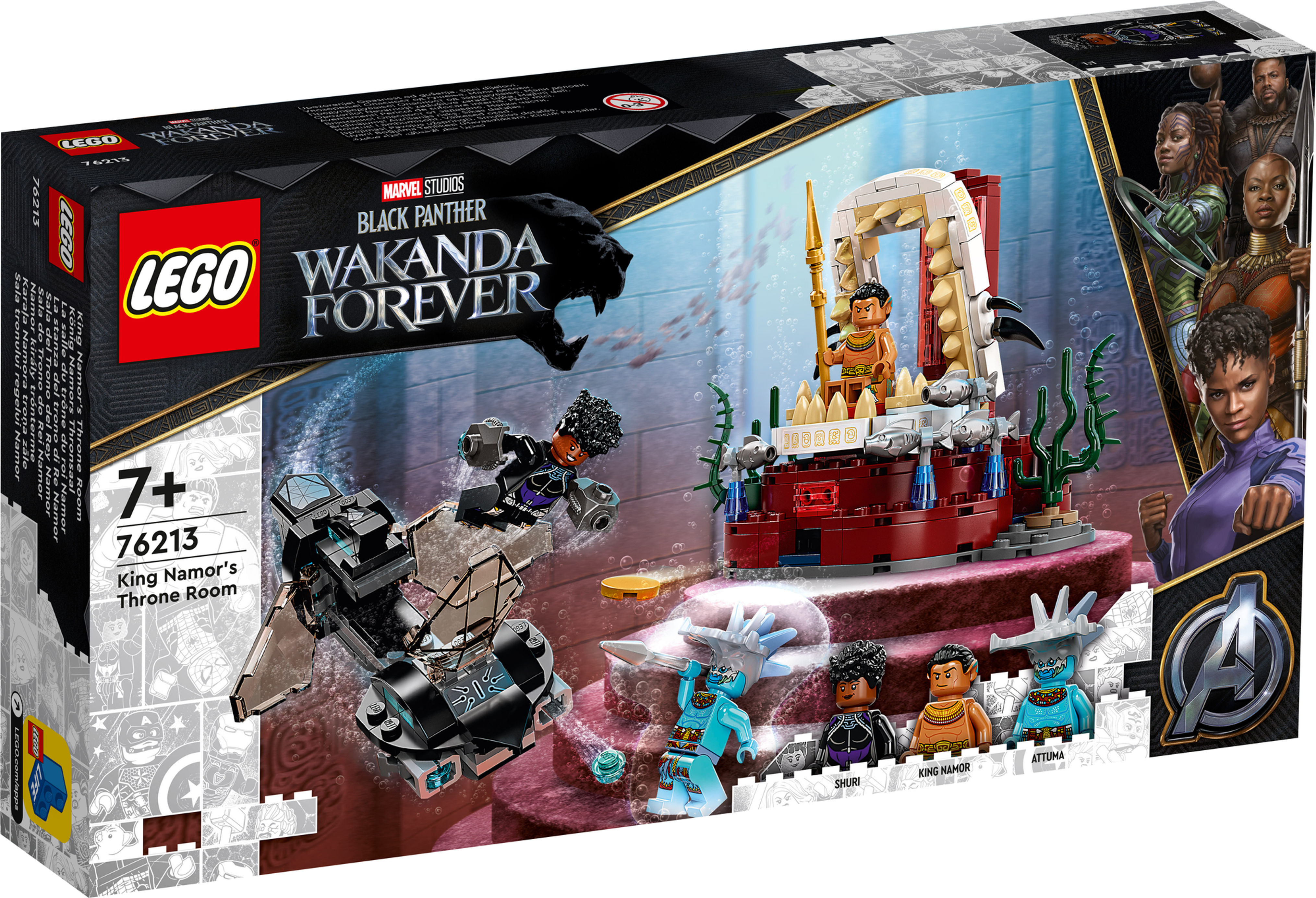 LEGO® Marvel King Namor’s Throne Room 76213