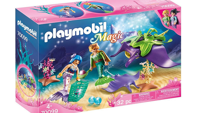 PLAYMOBIL Magic Συλλέκτες Μαργαριταριών Με Γιγάντιο Σαλά 70099