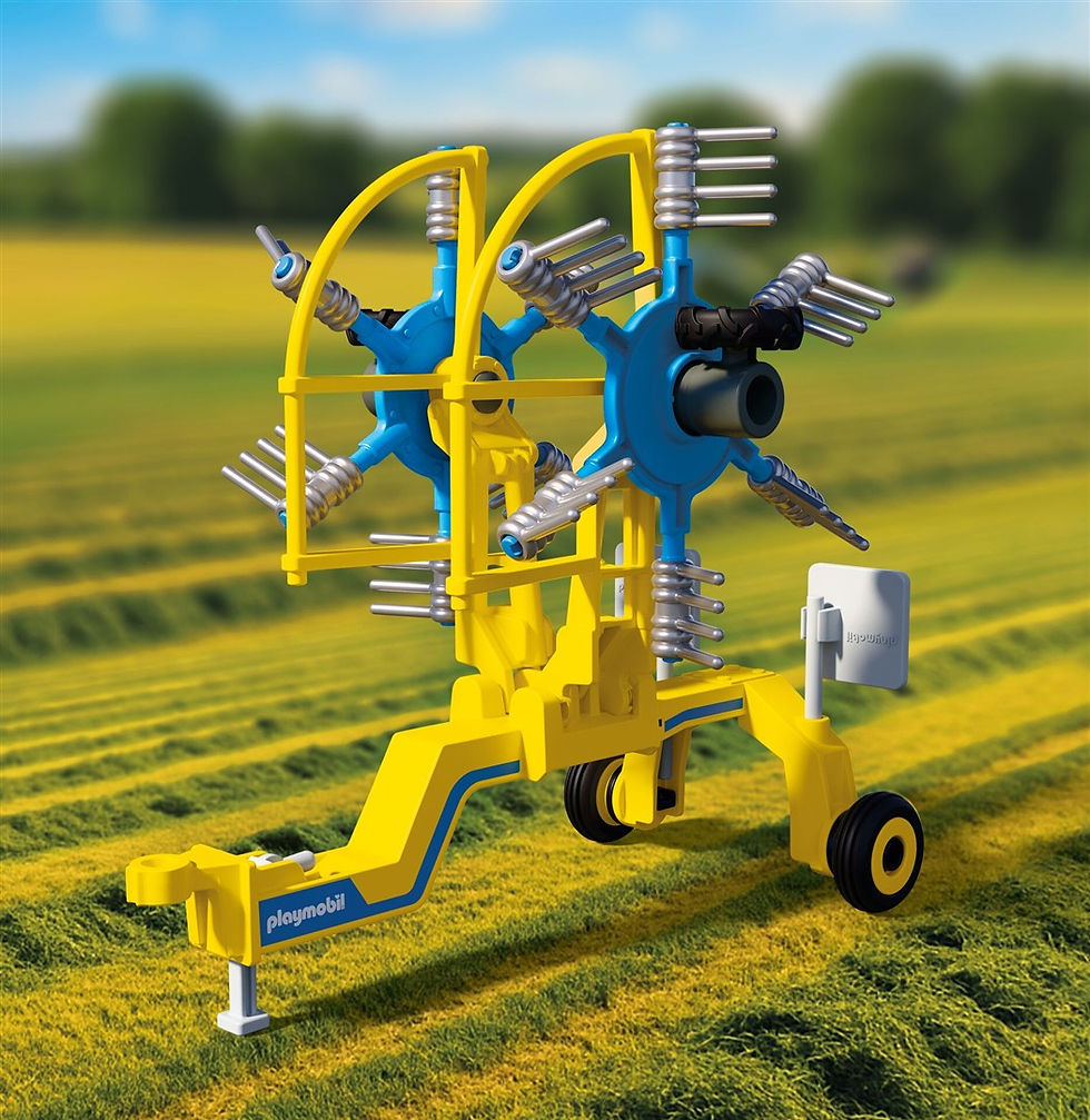 Thumbnail: PLAYMOBIL Country Small Tractor with Hay Swather 72163