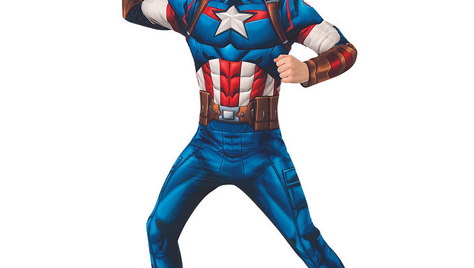301004M Παιδικη Στολη Captain America Dl 5-6 Ετων