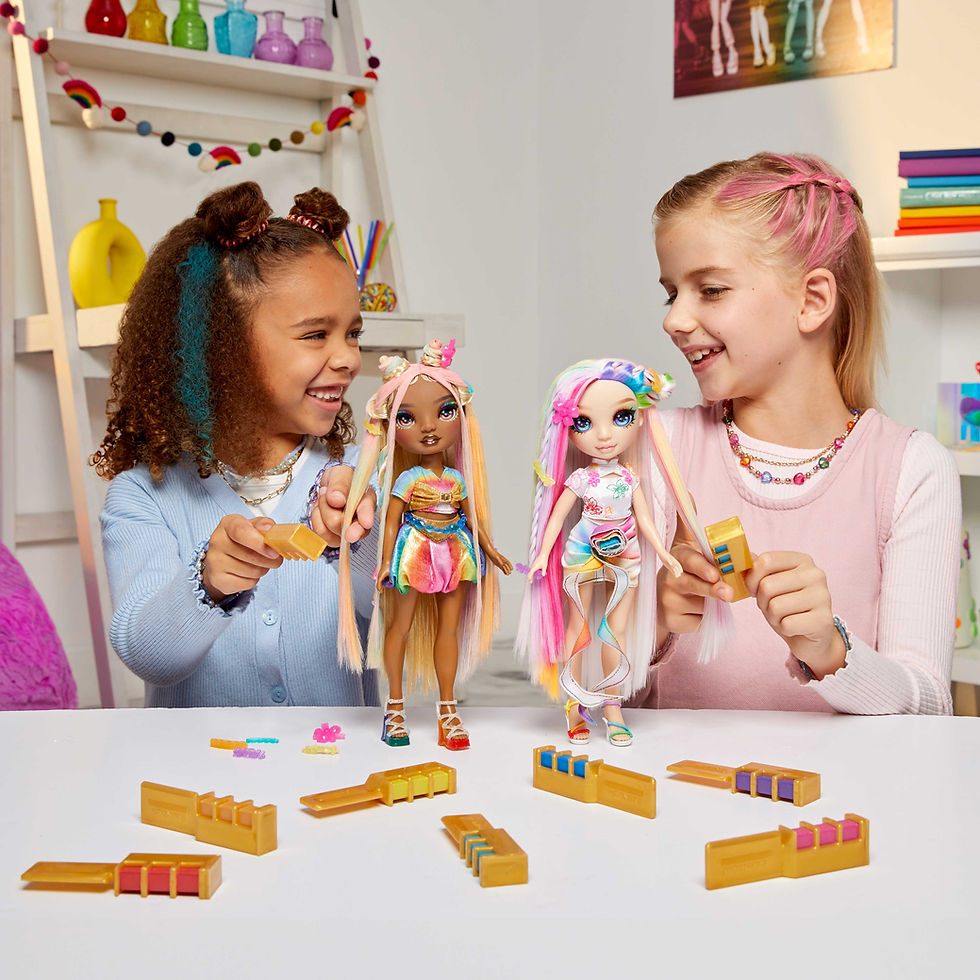 Thumbnail: Rainbow High Hair Chalk & Style Amaya - Rainbow 11” Doll. 526780