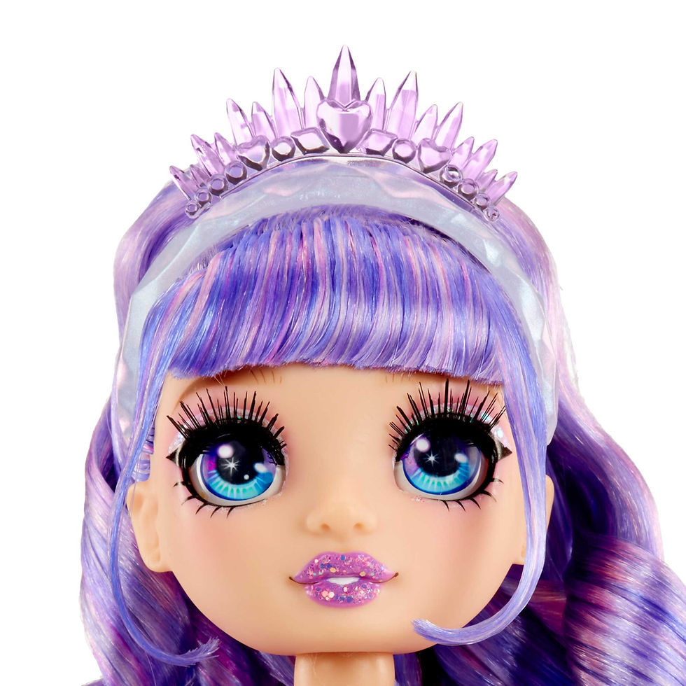 Thumbnail: Rainbow High Creative Crystals Fashion Doll- Violet 121404