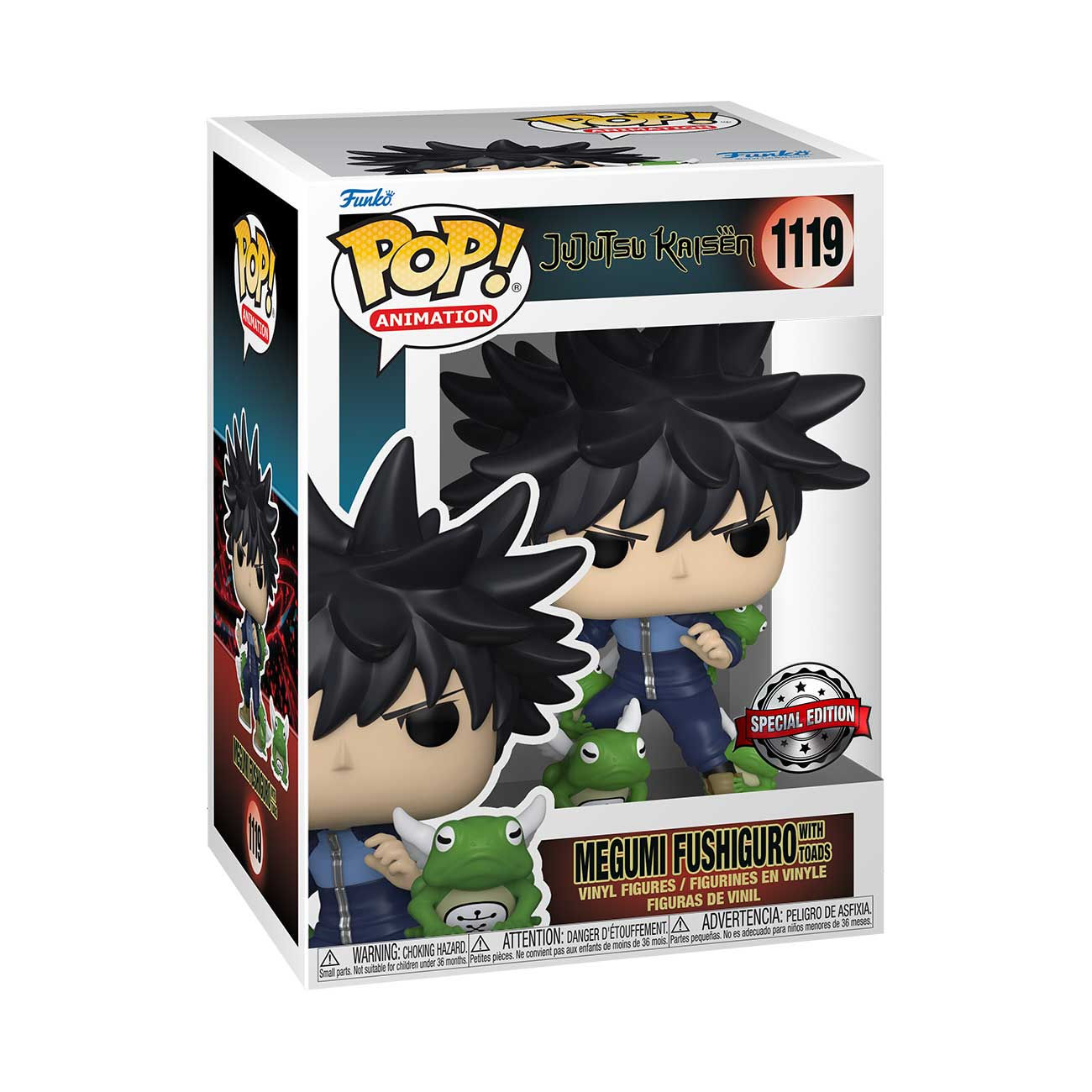 Funko : Jujutsu Kaisen - Megumi Fushiguro with Toads (Special Edition) #1119