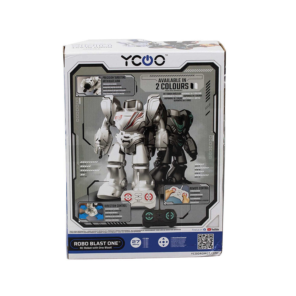 Thumbnail: Silverlit Ycoo Robo Blast One Τηλεκατευθυνόμενα Ρομπότ AS7530-88589