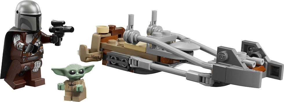 Thumbnail: LEGO Star Wars The Mandalorian & Grogu's Speeder Bike™ 75436