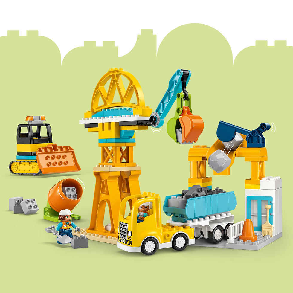 Thumbnail: LEGO Duplo 3 in 1 Construction Site and Vehicles 10476