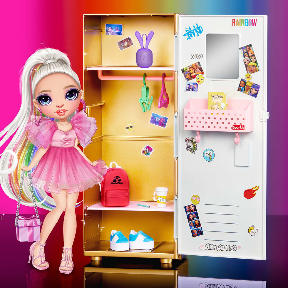 Thumbnail: Rainbow High Design & Style - Locker Playset 507420
