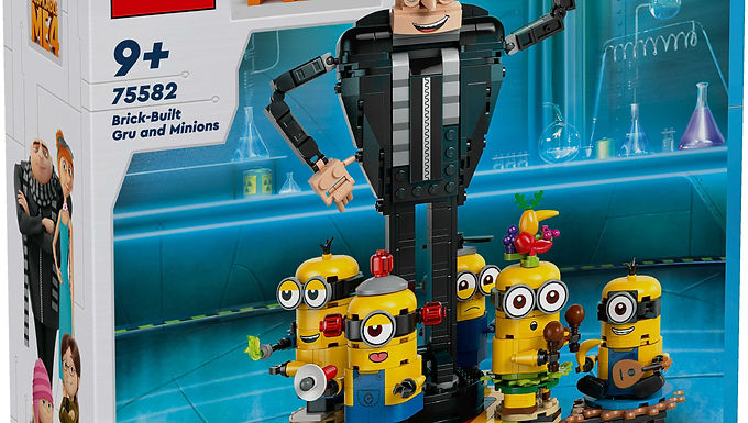 LEGO® Despicable Me 4 Brick-Built Gru and Minions Set 75582