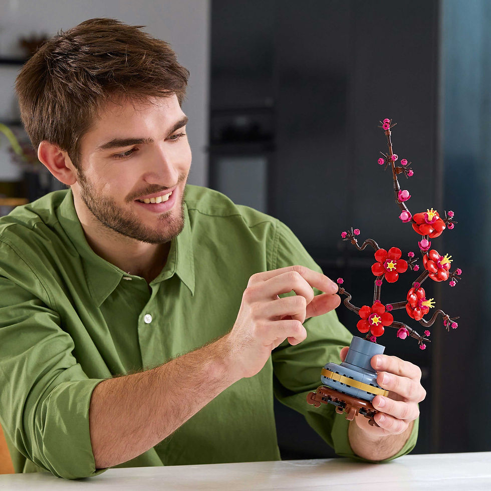 Thumbnail: LEGO® Botanicals Plum Blossom Flower Decor Display Set 10369