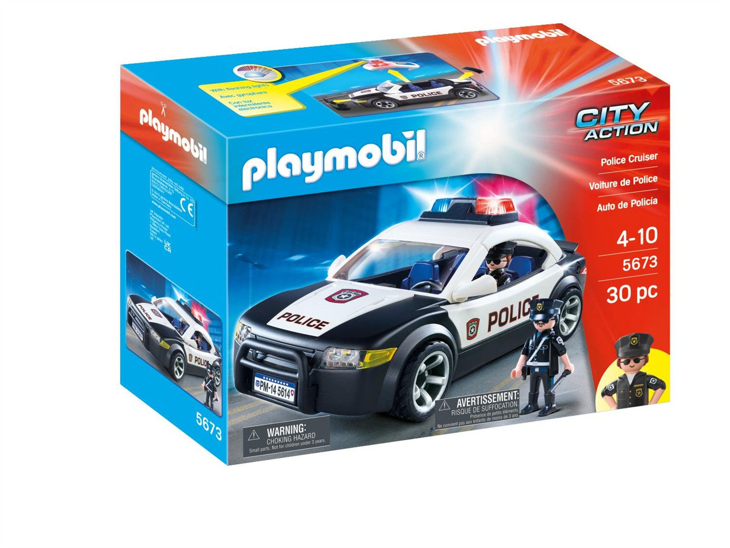 PLAYMOBIL City Action Police Cruiser 5673