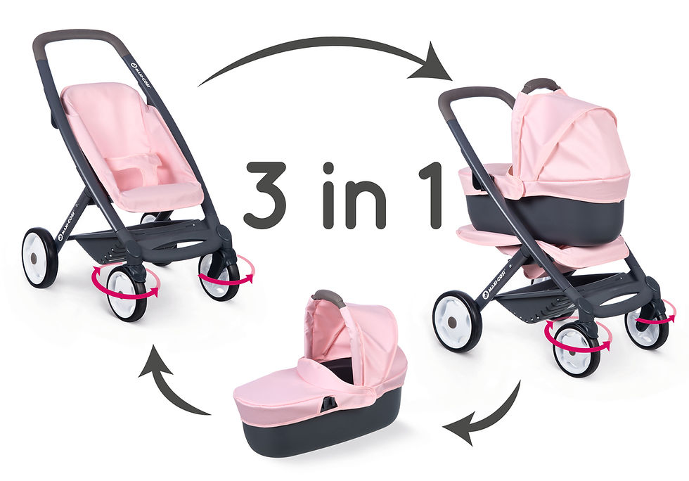 Thumbnail: Smoby Maxi-Cosi Combi Pushchair + Pram 7/253117