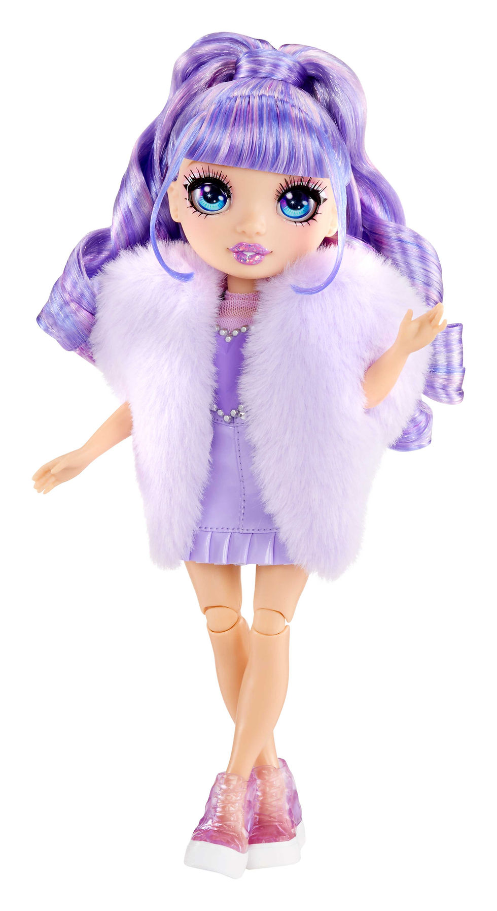 Thumbnail: Rainbow High Creative Crystals Fashion Doll- Violet 121404