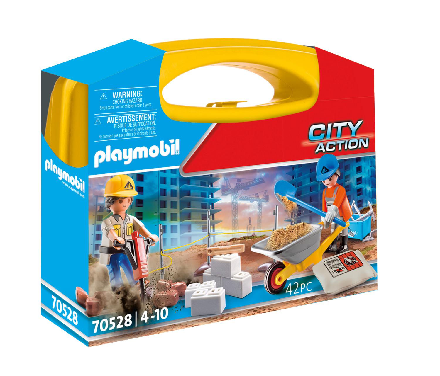 Playmobil City Action Maxi Βαλιτσάκι Τεχνικά Έργα 70528