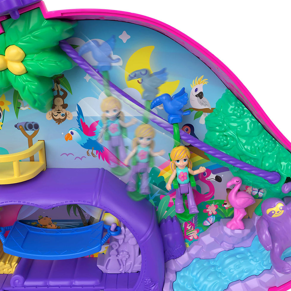 Thumbnail: Polly Pocket Mini - Τρέντι Τσαντάκι Βραδύποδας MAHRD40