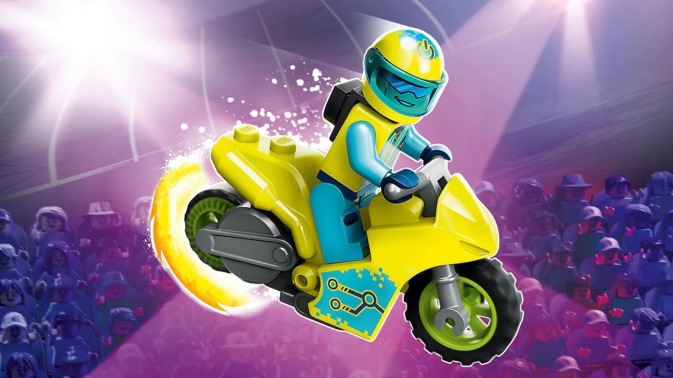 Thumbnail: LEGO® City Cyber Stunt Bike 60358 (13 Pieces)