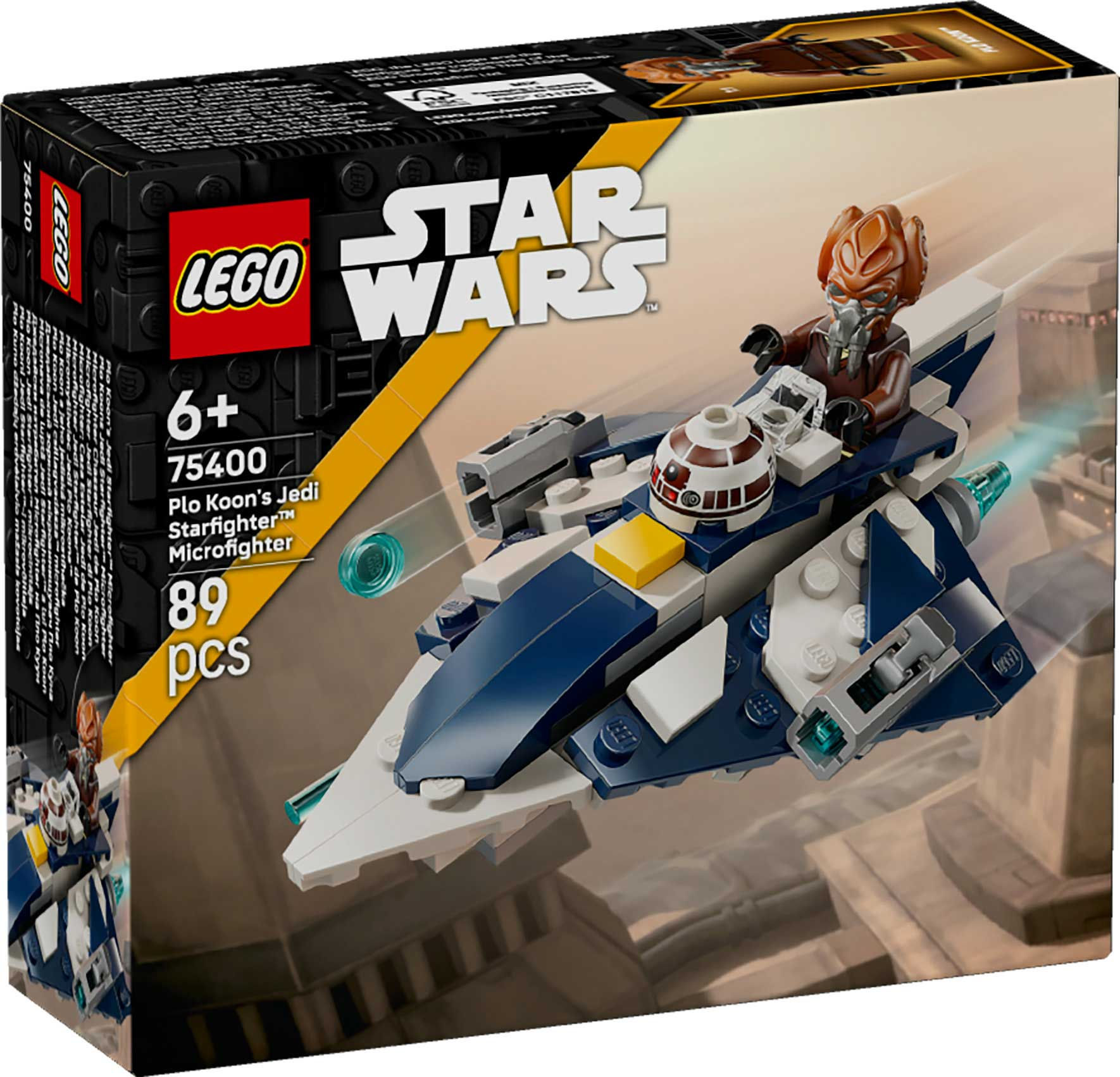 LEGO Star Wars Plo Koon’s Jedi Starfighter Microfighter 75400