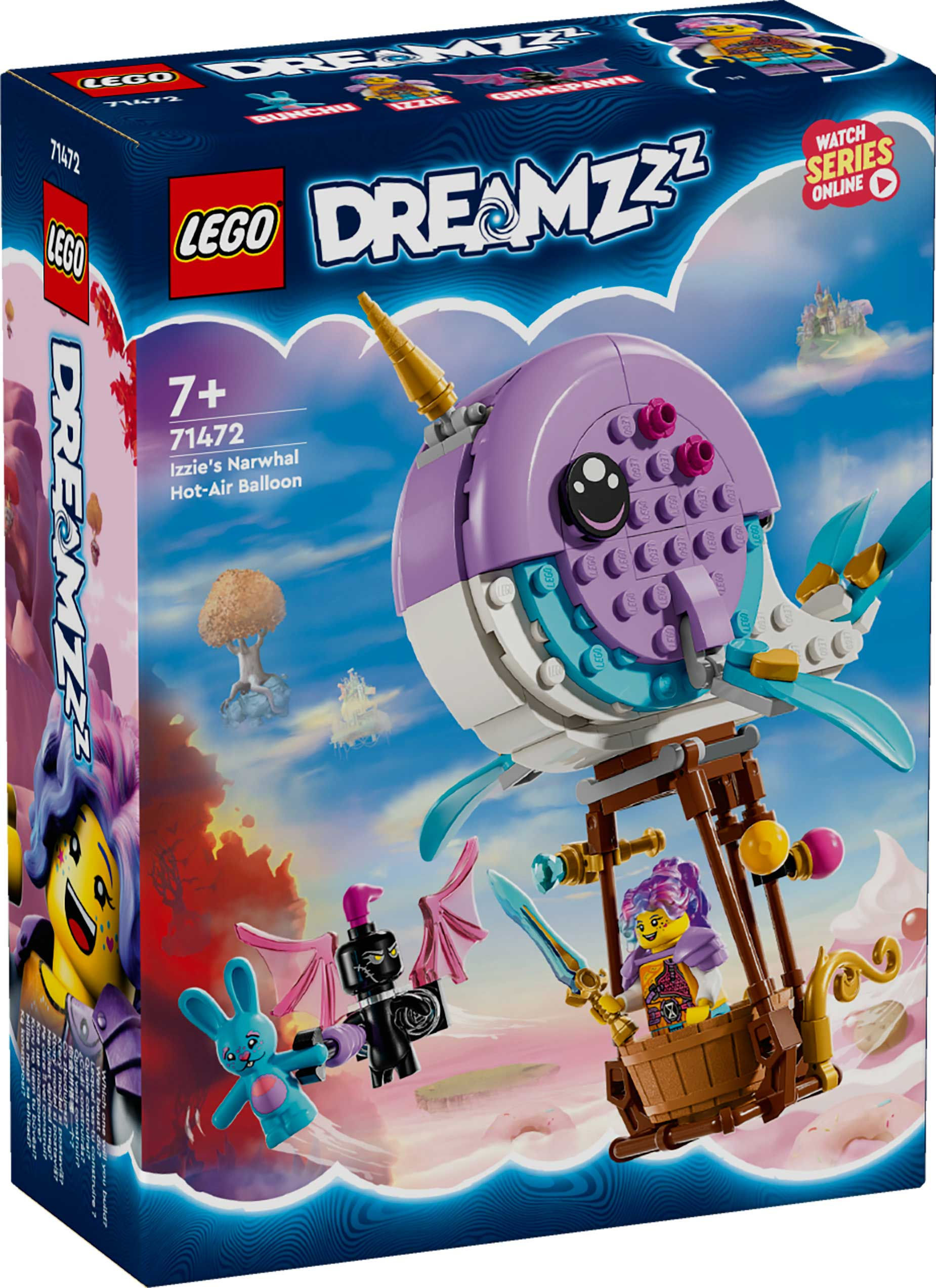 LEGO® DREAMZzz™ Izzie's Narwhal Hot-Air Balloon 71472
