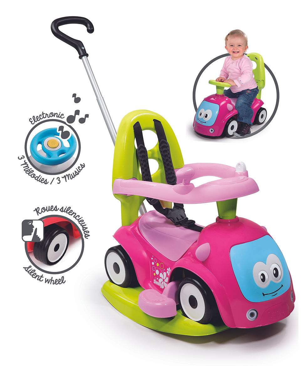 Thumbnail: Smoby Maestro Ride-On Pink 7/720303