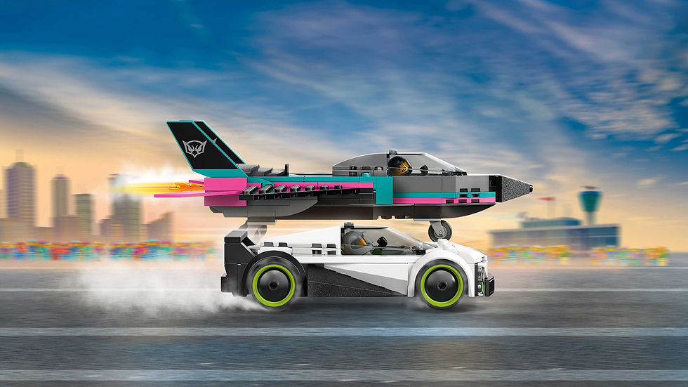 Thumbnail: LEGO City Jet vs. Car 60489